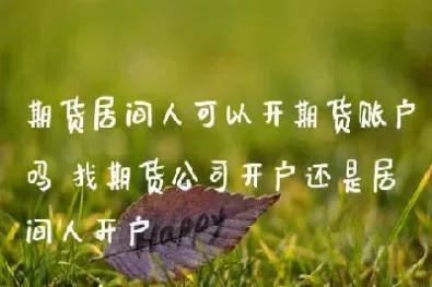 期货账户一个人可以开几个(期货账户一人可以开几个)