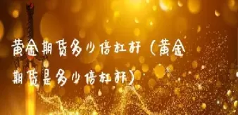 国内期货多少倍杠杆(国内期货多少倍杠杆可以买)