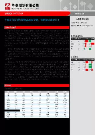 铁矿石期货实时行情外盘(外盘铁矿石期货实时行情哪里看)