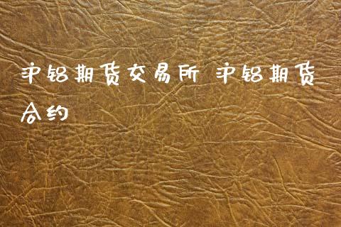 沪铝期货交易所 沪铝期货合约