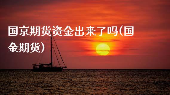 国京期货资金出来了吗(国金期货)
