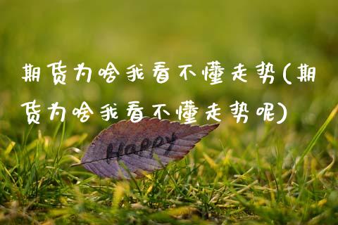 期货为啥我看不懂走势(期货为啥我看不懂走势呢)