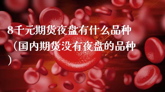 8千元期货夜盘有什么品种（国内期货没有夜盘的品种）