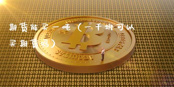 期货能买一吨（一千块可以买期货吗）