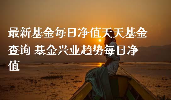 最新基金每日净值天天基金查询 基金兴业趋势每日净值