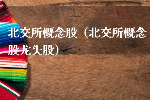 北交所概念股（北交所概念股龙头股）