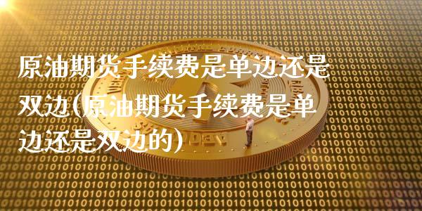 原油期货手续费是单边还是双边(原油期货手续费是单边还是双边的)