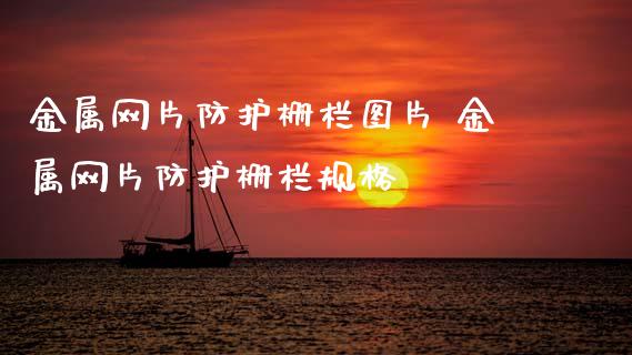 金属网片防护栅栏图片 金属网片防护栅栏规格