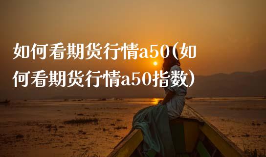 如何看期货行情a50(如何看期货行情a50指数)