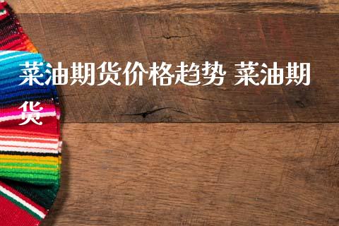 菜油期货价格趋势 菜油期货