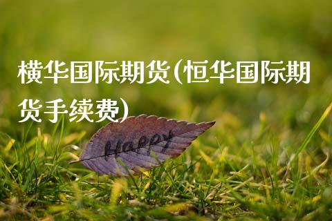 横际期货(恒际期货手续费)