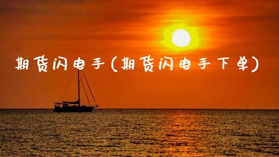 期货闪电手(期货闪电手下单)