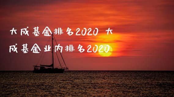 大成基金排名2020 大成基金业内排名2020_基金理财_第1张_宇龙理财网 大成基金排名2020 大成基金业内排名2020_https://www.dglong8.com_基金理财_第1张