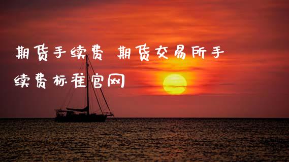 期货手续费 期货交易所手续费标准