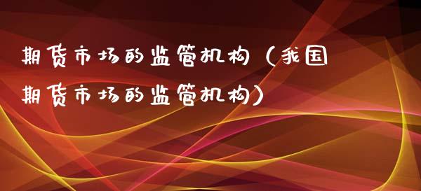 期货市场的监管机构（我国期货市场的监管机构）