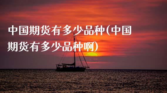 中国期货有多少品种(中国期货有多少品种啊)