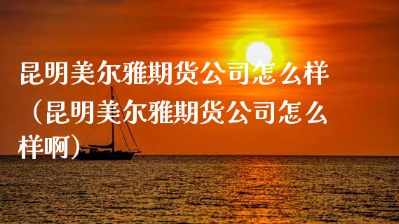 昆明美尔雅期货公司怎么样（昆明美尔雅期货公司怎么样啊）