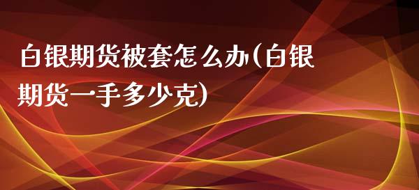 白银期货被套怎么办(白银期货一手多少克)