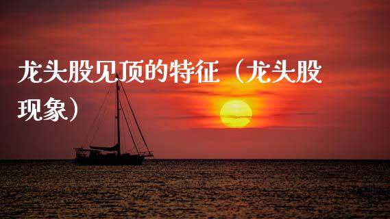 龙头股见顶的特征(龙头股现象)_财经要闻_第1张_宇龙理财网 龙头股见顶的特征(龙头股现象)_https://www.dglong8.com_财经要闻_第1张