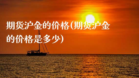 期货沪金的价格(期货沪金的价格是多少)