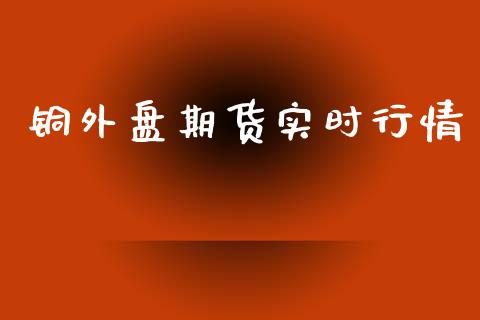 铜外盘期货实时行情
