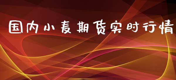 国内小麦期货实时行情