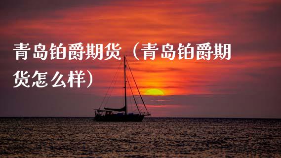 青岛铂爵期货（青岛铂爵期货怎么样）