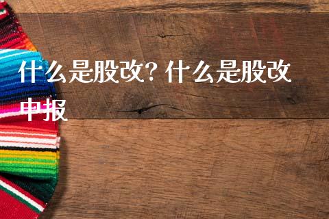 什么是股改? 什么是股改申报_https://www.dglong8.com_股票理财_第1张