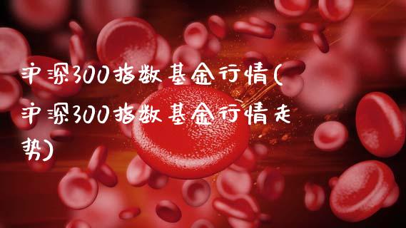 沪深300指数基金行情(沪深300指数基金行情走势)