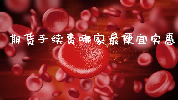 期货手续费哪家最便宜实惠