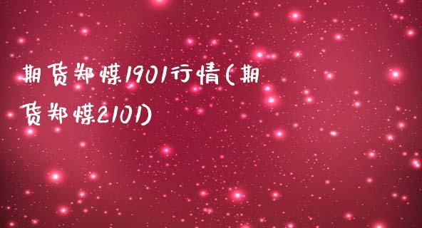期货郑煤1901行情(期货郑煤2101)