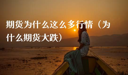 期货为什么这么多行情（为什么期货大跌）
