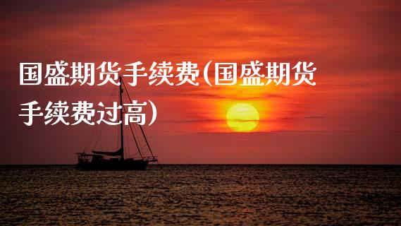 国盛期货手续费(国盛期货手续费过高)