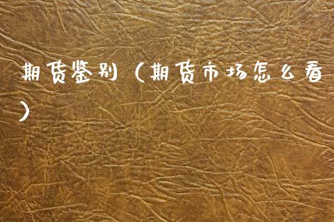 期货鉴别（期货市场怎么看）