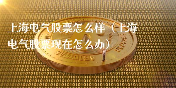 上海电气股票怎么样（上海电气股票现在怎么办）