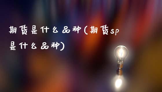 期货是什么品种(期货sp是什么品种)