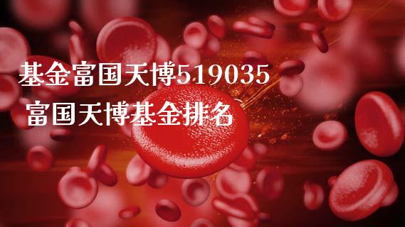 基金富国天博519035 富国天博基金排名_https://www.dglong8.com_基金理财_第1张