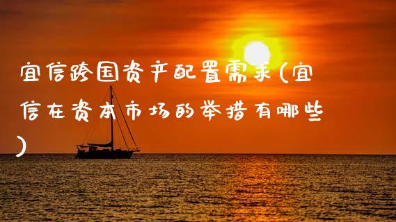 宜信跨国资产配置需求(宜信在资本市场的举措有哪些)