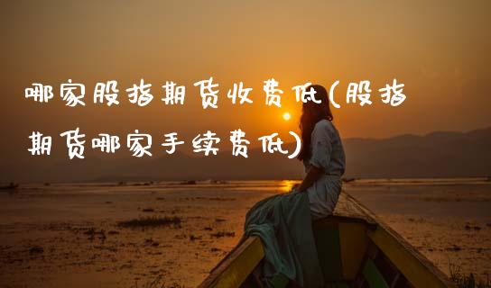 哪家股指期货收费低(股指期货哪家手续费低)