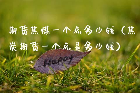 期货焦煤一个点多少钱（焦炭期货一个点是多少钱）