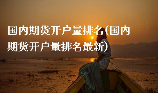 国内期货开户量排名(国内期货开户量排名最新)