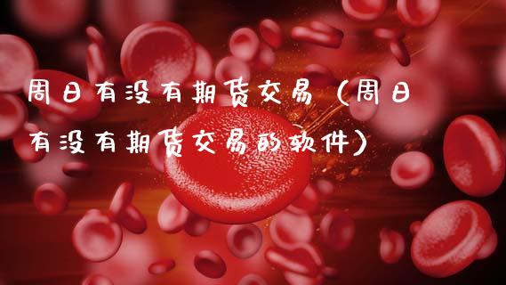 周日有没有期货交易（周日有没有期货交易的软件）