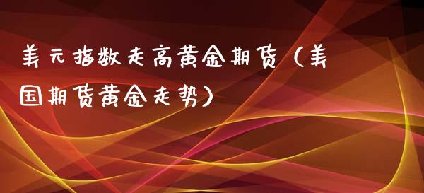美元指数走高黄金期货（美国期货黄金走势）