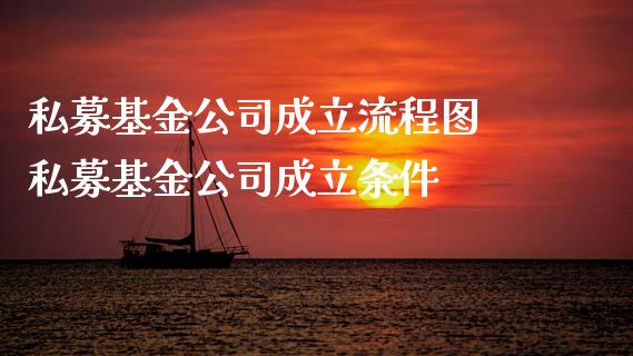 私募基金公司成立流程图 私募基金公司成立条件