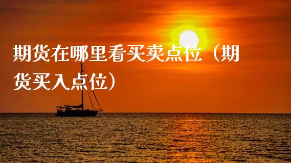 期货在哪里看买卖点位（期货买入点位）_https://www.dglong8.com_保险理财_第1张