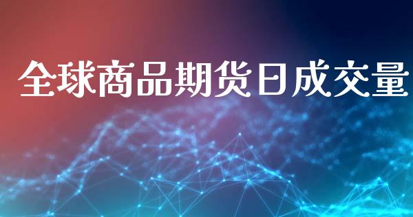 全球商品期货日成交量