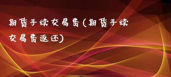 期货手续交易费(期货手续交易费返还)