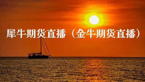犀牛期货直播（金牛期货直播）