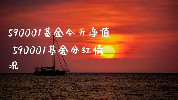 590001基金今天净值 590001基金分红情况