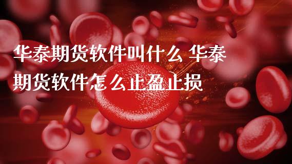 期货软件叫什么 期货软件怎么止盈止损